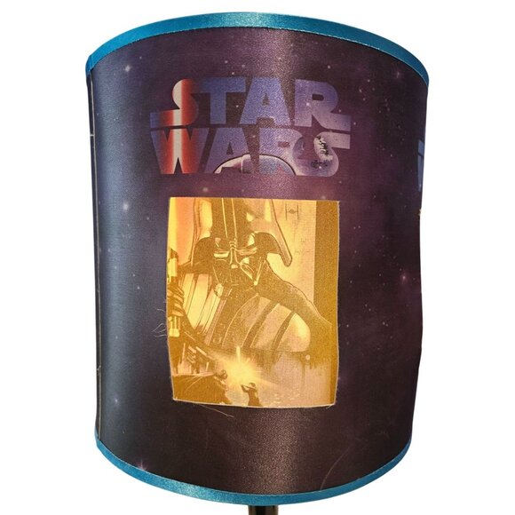 Disney Star Wars Darth Vader Yoda Storm Troopers Double Shade Die Cut Table Lamp - Picture 5 of 13